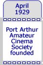 Port Arthur Amateur Cinema Society founded